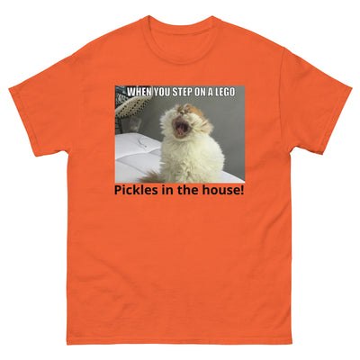 Pickles in the house - Lego stomping - Unisex classic tee
