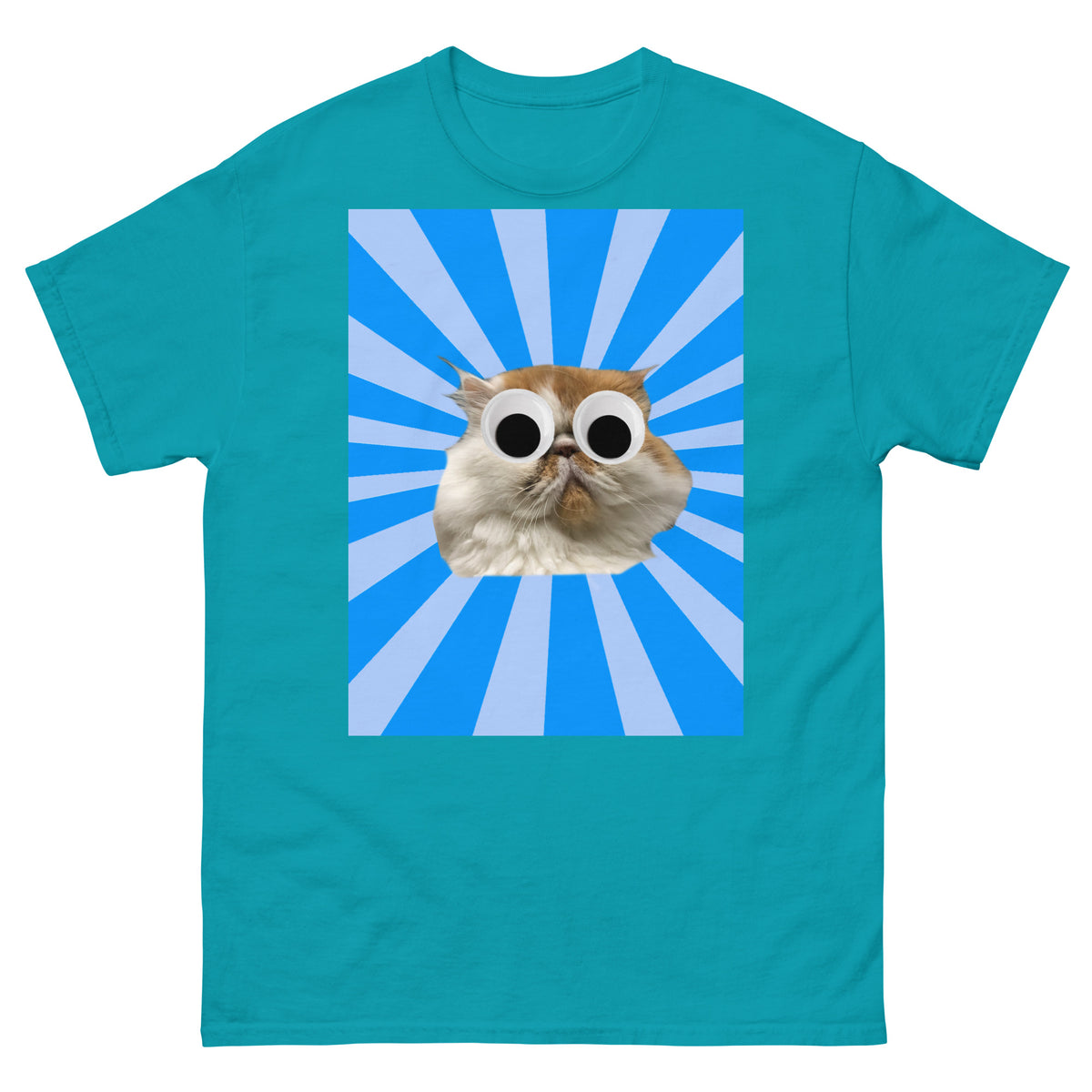 Pickles in the House Looks v1 unisex classic tee in tropical blue